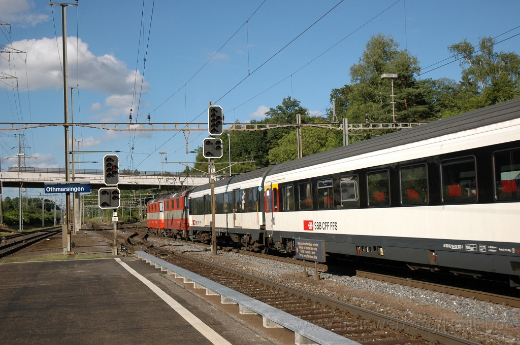 2877-0038-300713.jpg - SBB-CFF Re 4/4'' 11108 + 11109 / Othmarsingen 30.7.2013
