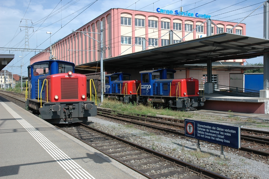 2887-0013-030813.jpg - SBB-CFF Tm 232.132-1 + 119-8 + 112-3 / St.Margrethen 3.8.2013