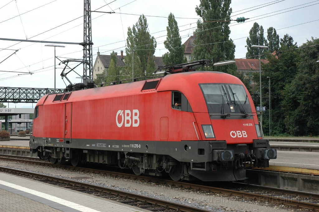 2892-0019-030813.jpg - ÖBB 1116.270 / Lindau Hbf 3.8.2013