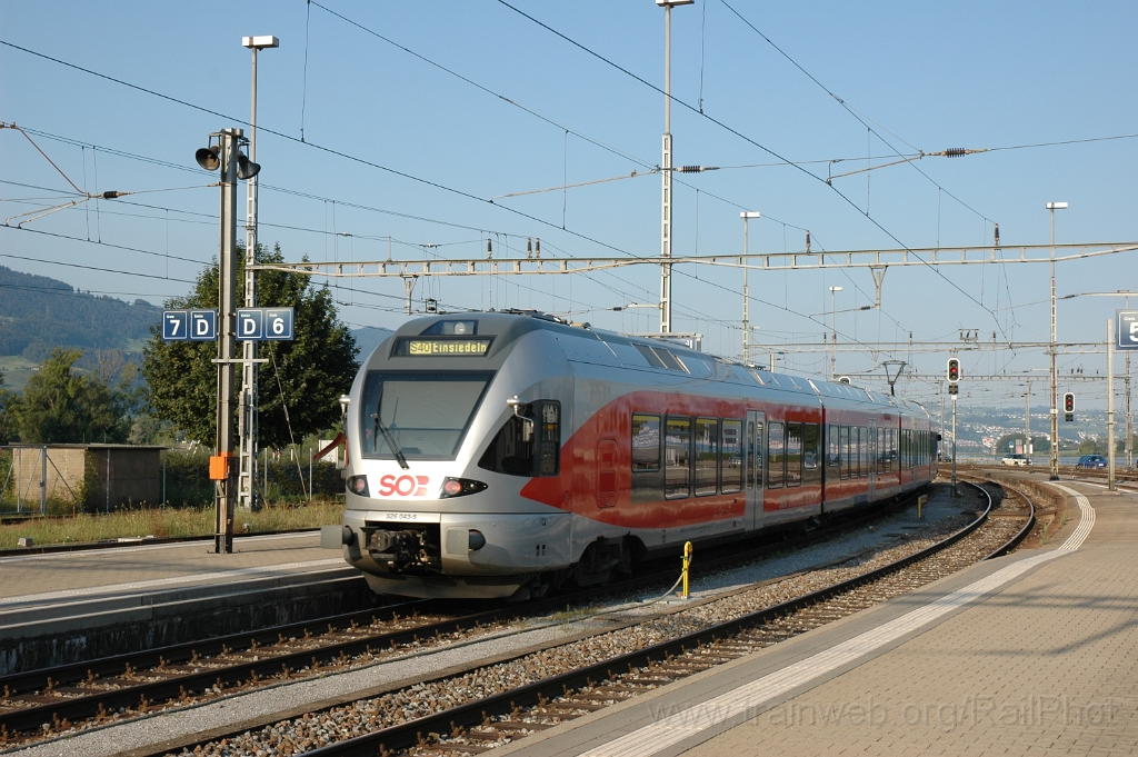2906-0015-140813.jpg - SOB RABe 526.043-5 / Rapperswil 14.8.2013