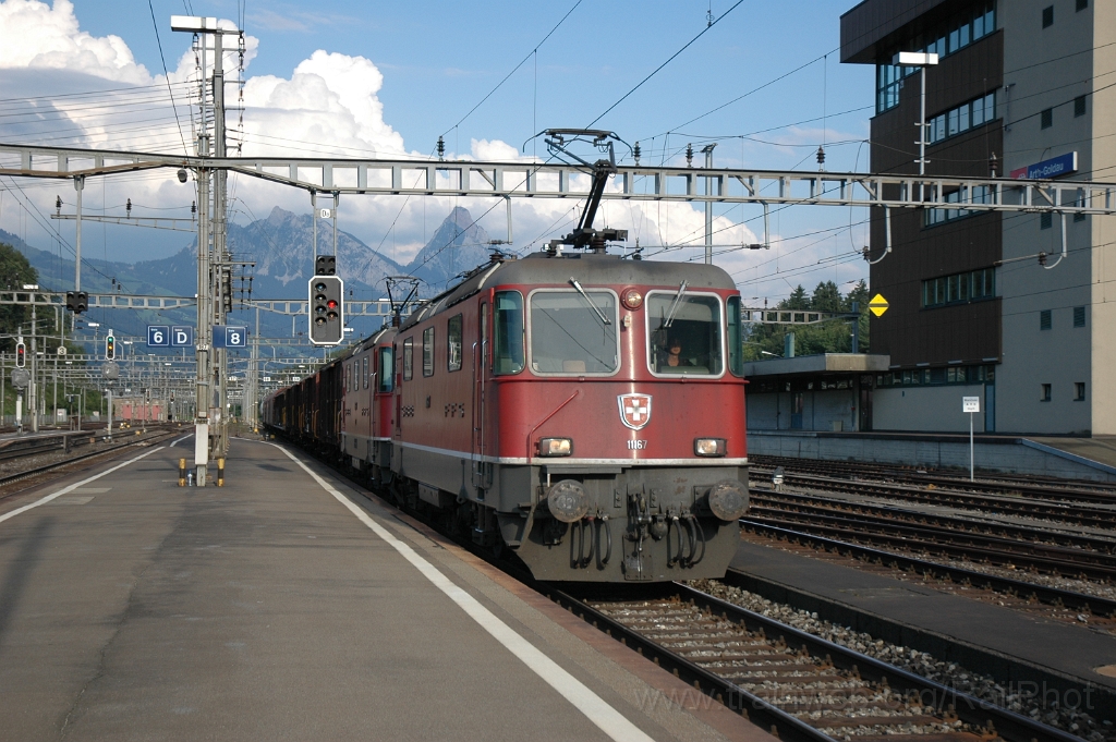 2914-0006-160813.jpg - SBB-CFF Re 4/4'' 11167 + Re 4/4''' 11367 / Arth-Goldau 16.8.2013
