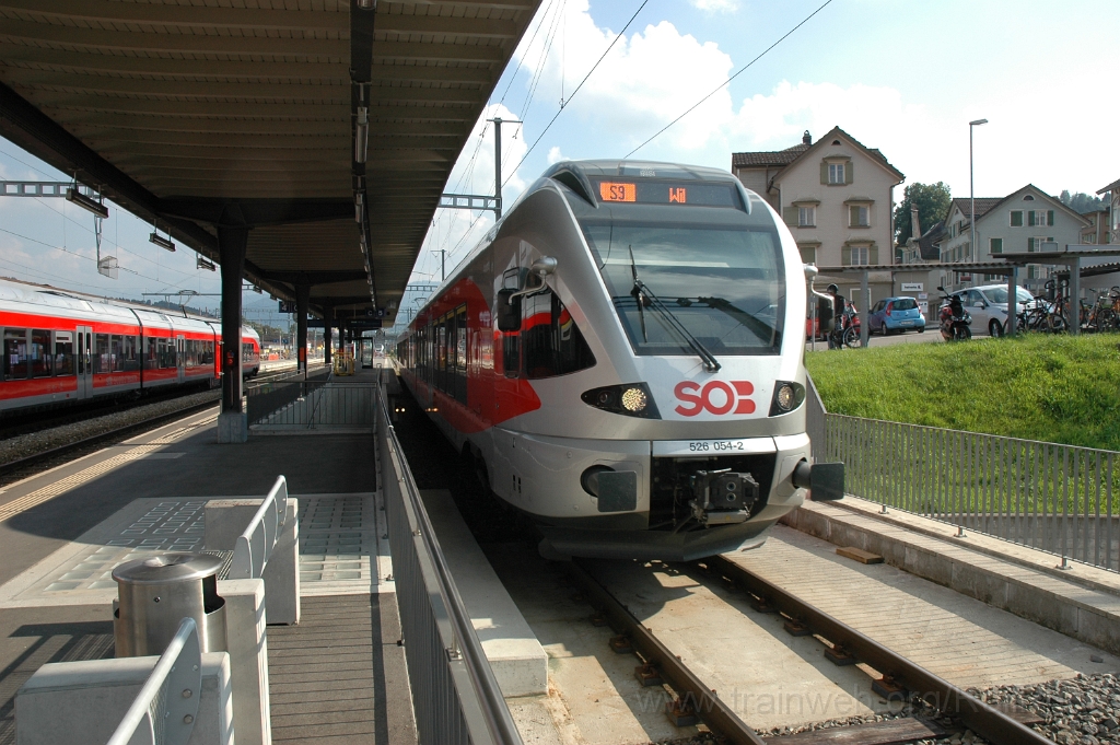 2931-0002-310813.jpg - SOB RABe 526.054-2 [S9 Wil] / Wattwil 31.8.2013