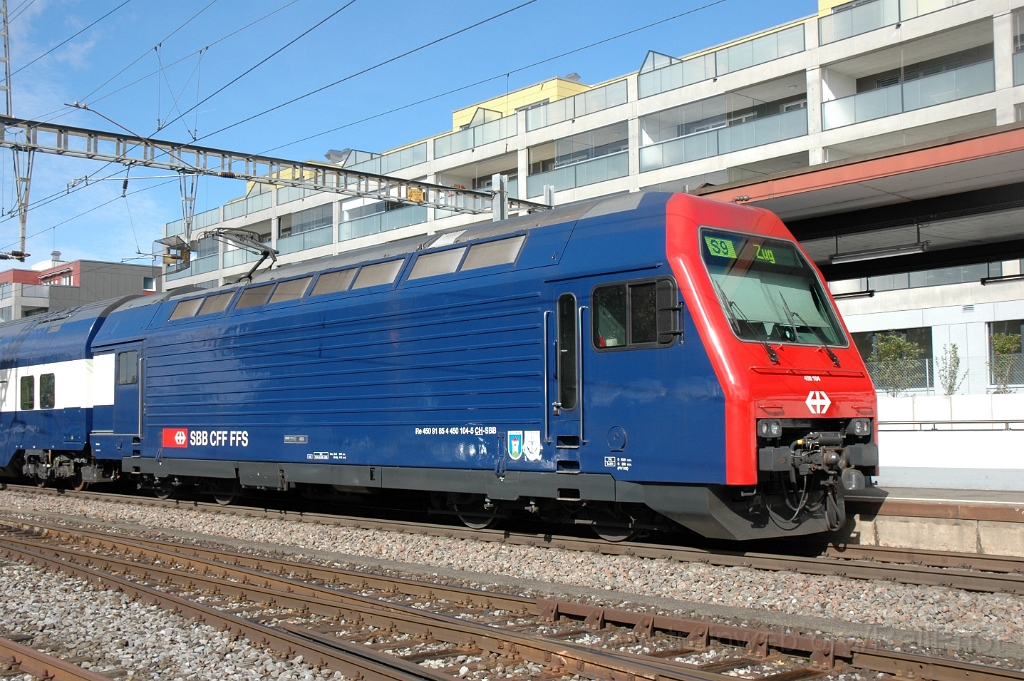 2989-0020-161013.jpg - SBB-CFF Re 450.104-5 "Aussersihl-Hard" / Dübendorf 16.10.2013