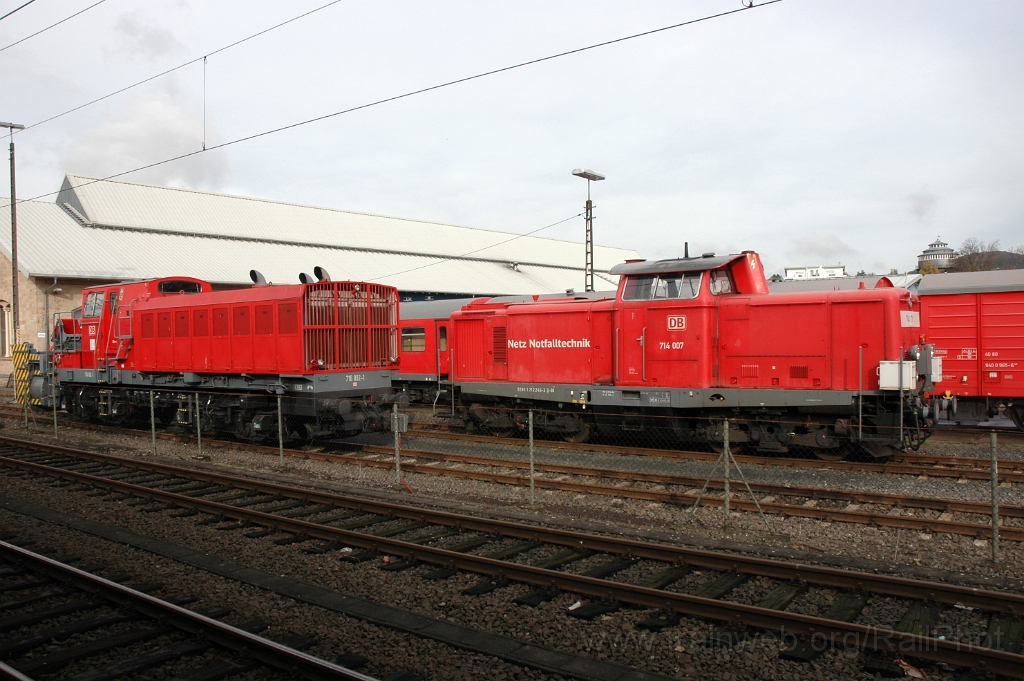 3000-0036-081113.jpg - DBAG 714.007 + 716.002-1 / Fulda Hbf 8.11.2013