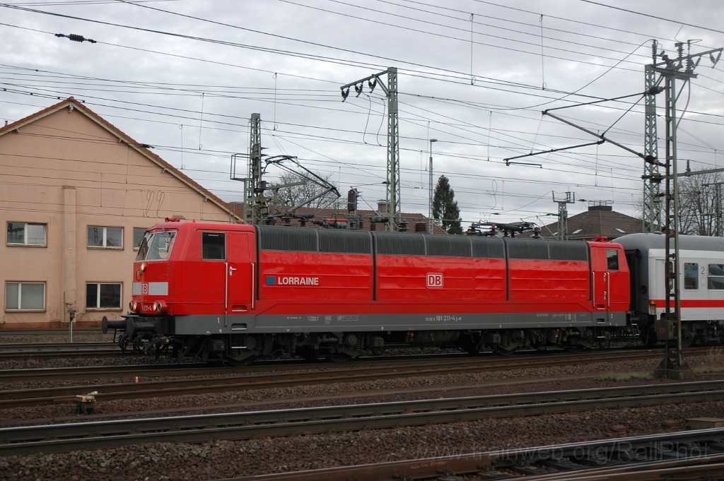 3007-0011-081113.jpg - DBAG 181.211-4 "Lorraine" / Fulda Hbf 8.11.2013