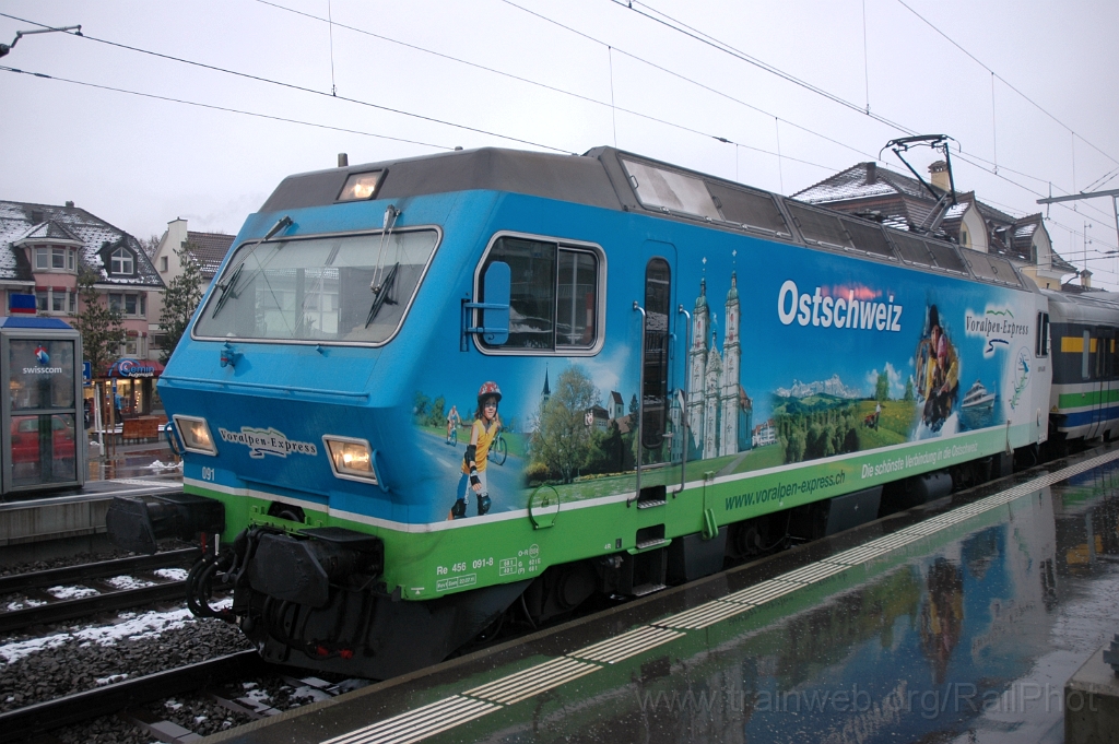3013-0017-231113.jpg - SOB Re 456.091-8 "Romanshorn" / Wattwil 23.11.2013