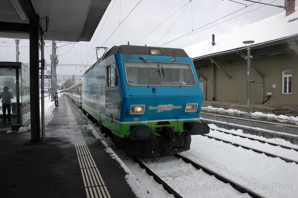 3014-0016-301113.jpg - SOB Re 456.091-8 "Romanshorn" / Uznach 30.11.2013