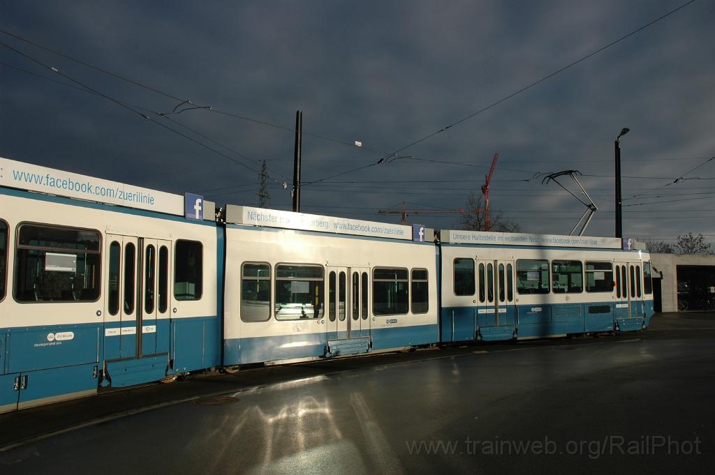 3034-0029-060214.jpg - VBZ Be 4/8 2121 / Bahnhof Stettbach 6.2.2014
