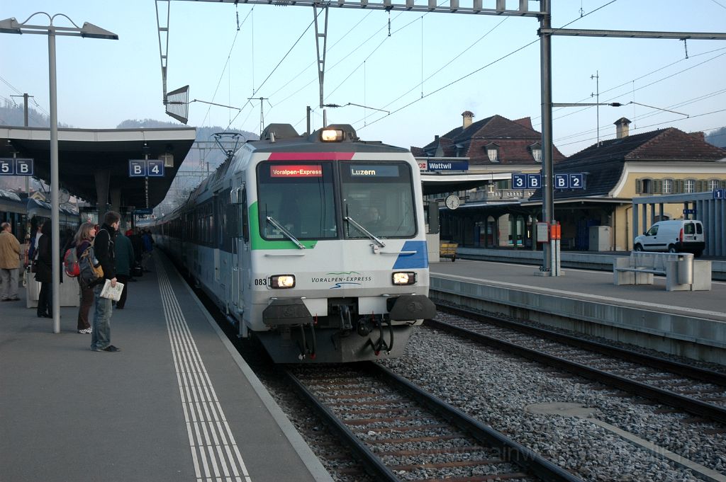 3042-0004-070314.jpg - SOB RBDe 561.083-7 "Richterswil-Samstagern" / Wattwil 7.3.2014