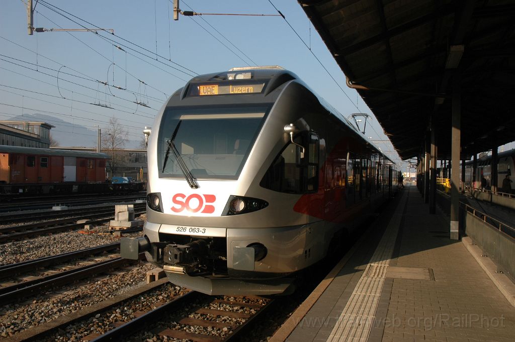 3042-0050-130314.jpg - SOB RABe 526.063-3 "Alpstein" / Rapperswil 7.3.2014