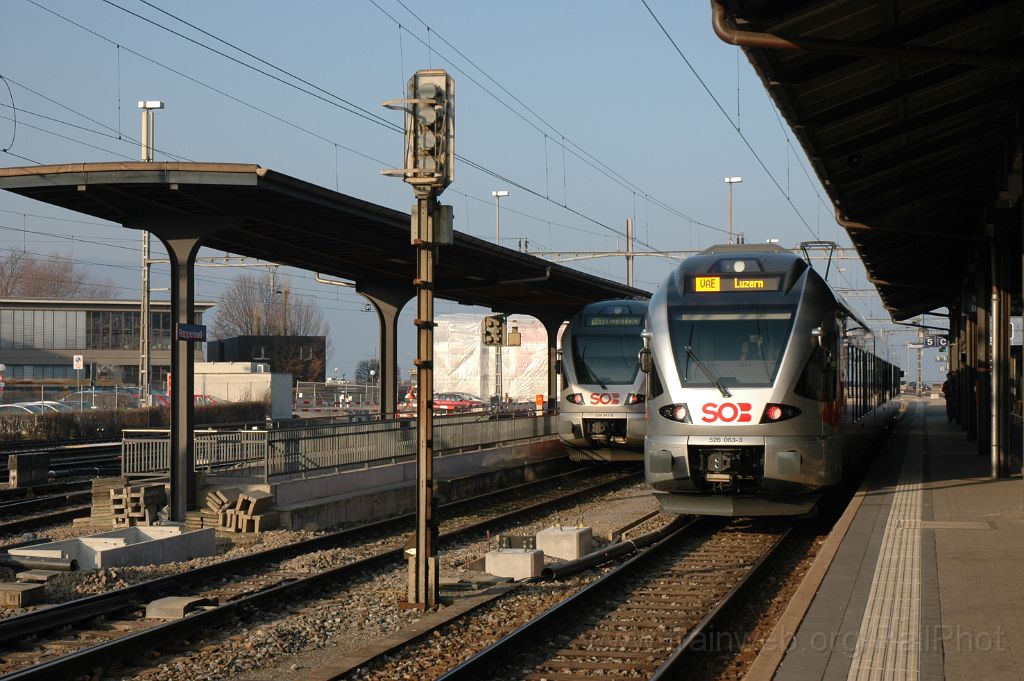 3043-0011-130314.jpg - SOB RABe 526.063-3 "Alpstein" / Rapperswil 7.3.2014