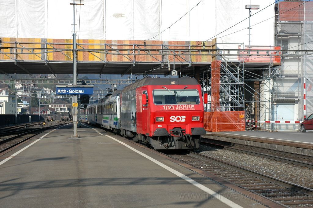 3043-0024-140314.jpg - SOB Re 456.095-9 "Degersheim" / Arth-Goldau 14.3.2014