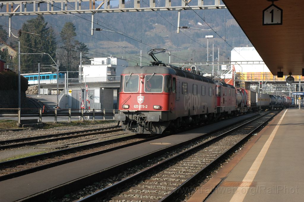 3043-0041-140314.jpg - SBB-CFF Re 620.075-2 "Gelterkinden" + Re 4/4'' 11336 / Arth-Goldau 14.3.2014