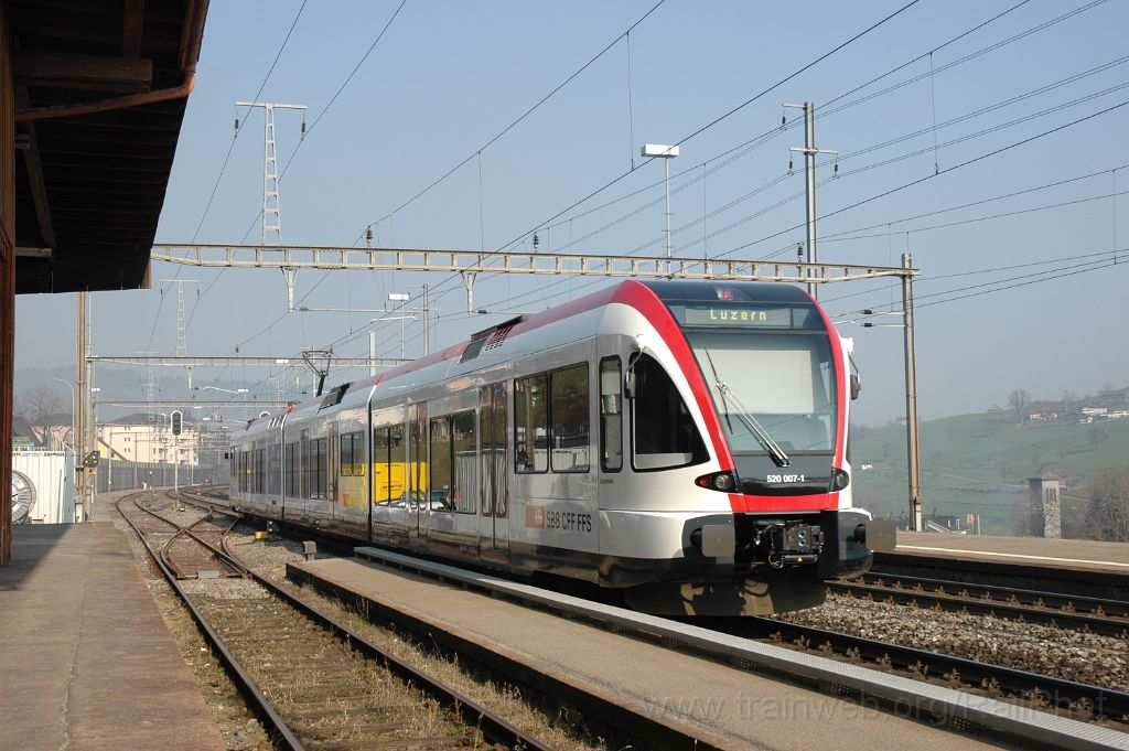 3044-0012-140314.jpg - SBB-CFF RABe 520.007-1 "Boniswil" / Immensee 14.3.2014