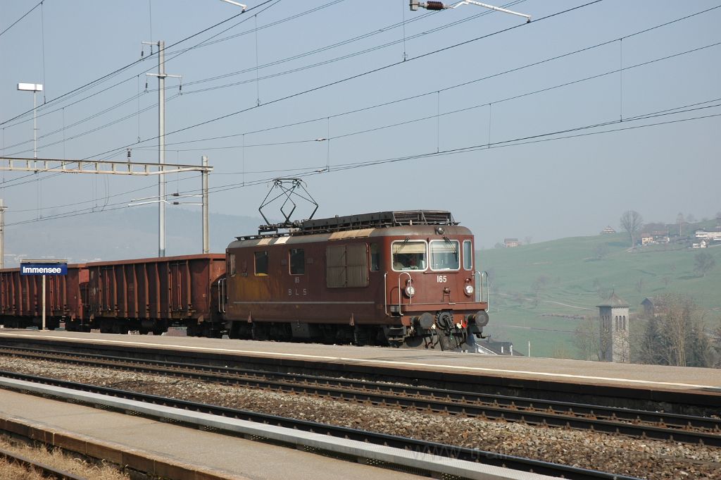3045-0034-140314.jpg - BLS Re 4/4 165 "Moutier" / Immensee 14.3.2014