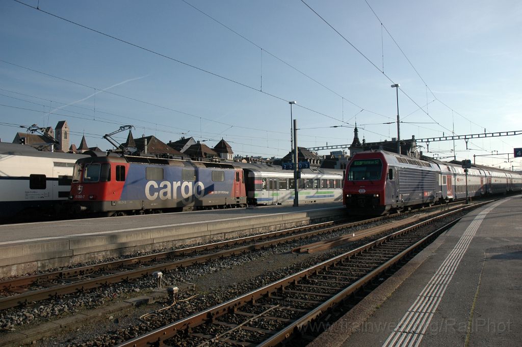3050-0042-210314.jpg - SBB-CFF Re 421.380-7 + Re 450.010-4 "Steinmaur" / Rapperswil 21.3.2014