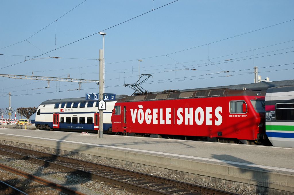 3054-0007-280314.jpg - SOB Re 456.094-2 "Herisau" + SBB-CFF RABe 514.039-7 / Rapperswil 28.3.2014