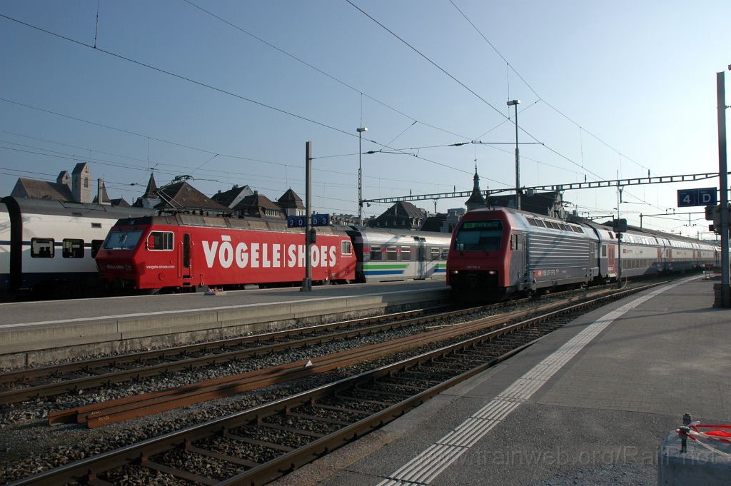3054-0042-280314.jpg - SOB Re 456.094-2 "Herisau" + SBB-CFF Re 450.109-4 "Kappel am Albis" / Rapperswil 28.3.2014