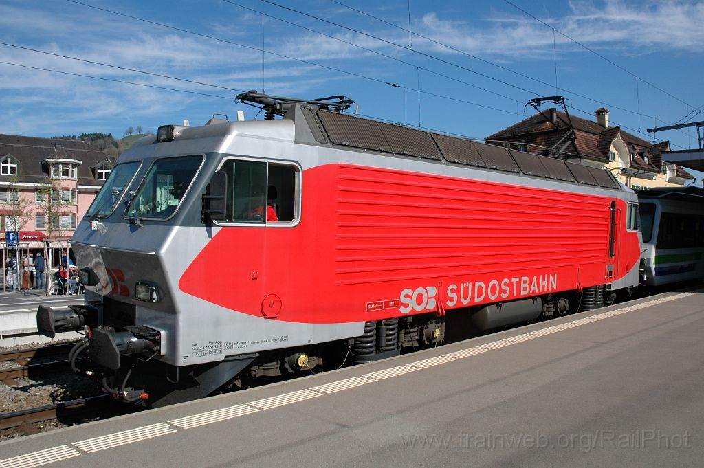 3077-0026-170414.jpg - SOB Re 446.015-0 / Wattwil 17.4.2014