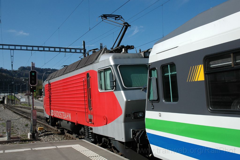 3077-0036-170414.jpg - SOB Re 446.015-0 / Wattwil 17.4.2014