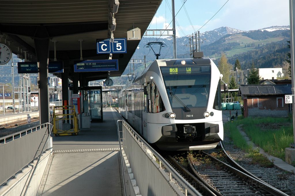 3079-0024-230414.jpg - Thurbo RABe 526.702-6 "Frauenfeld" / Wattwil 23.4.2014