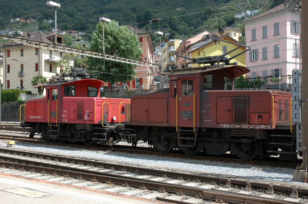 3109-0040-180514.jpg - SBB-CFF Ee 3/3 16448 + 16447 / Bellinzona 18.5.2014