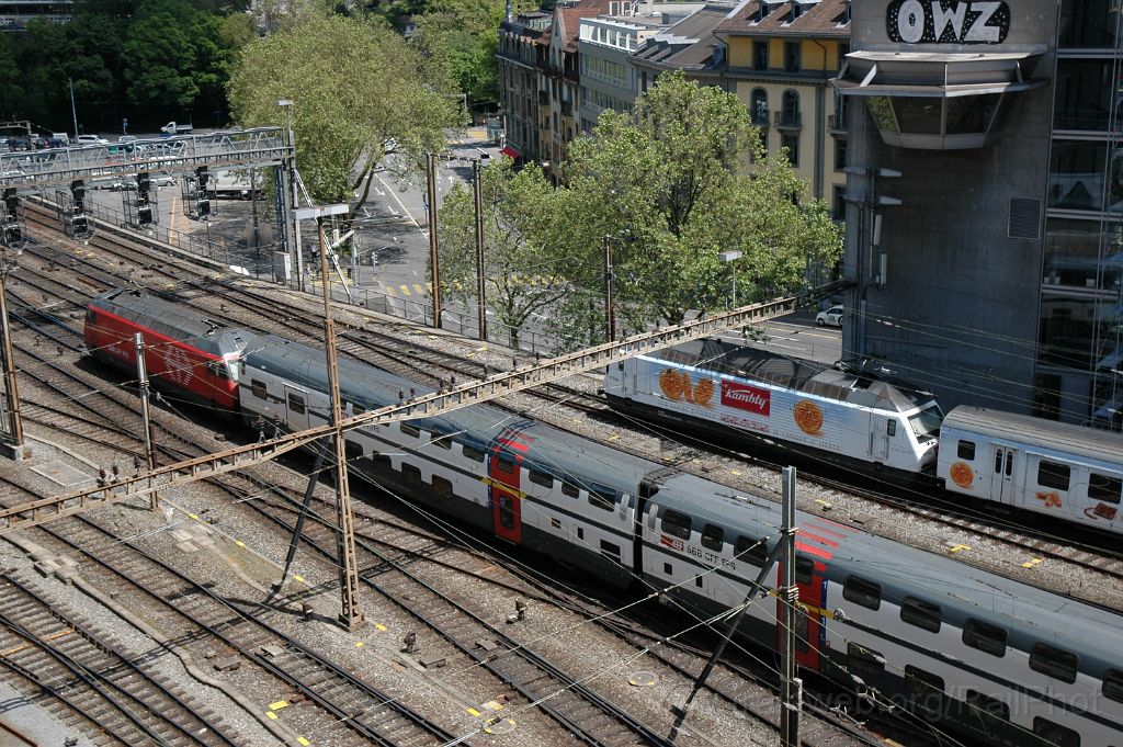 3124-0022-230514.jpg - BLS Re 465.004-0 "Trubschachen" + SBB-CFF Re 460.111-8 "Kempt" / Bern 23.5.2014