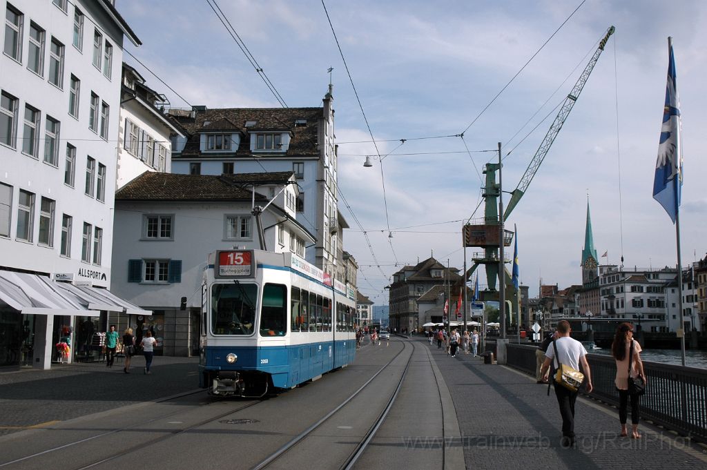 3193-0035-270614.jpg - VBZ Be 4/6' 2058 / Limmatquai 27.6.2014
