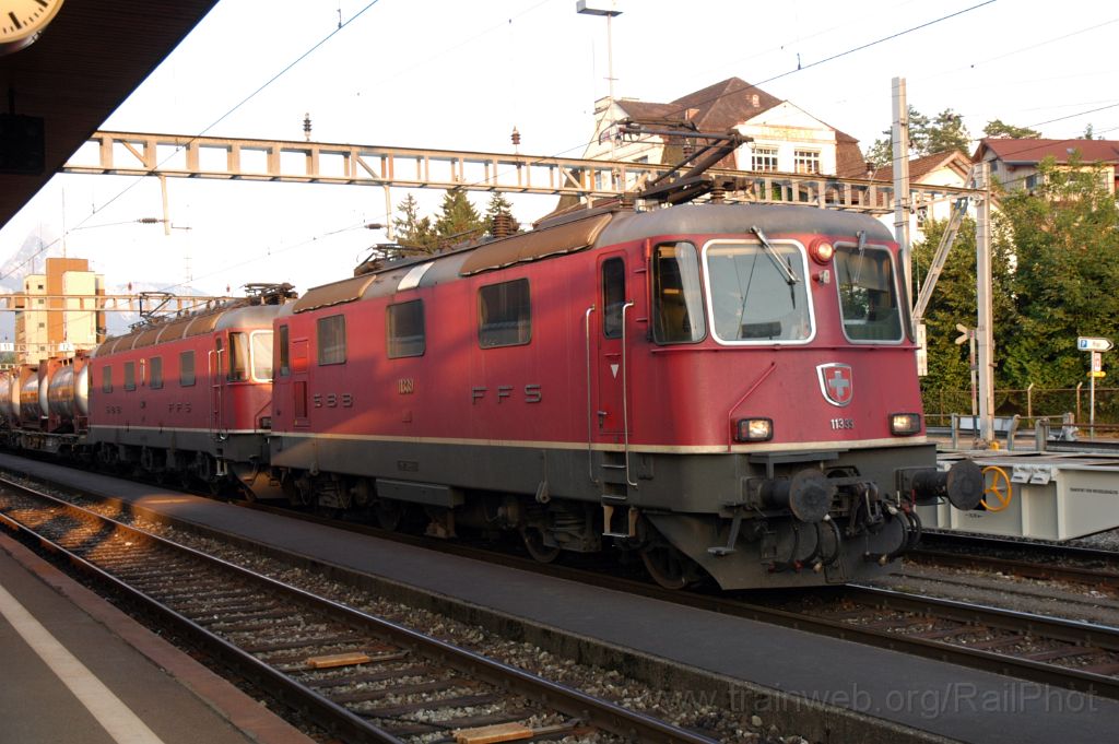 3215-0021-240714.jpg - SBB-CFF Re 4/4" 11339 + Re 6/6 11672 "Balerna" / Arth-Goldau 24.7.2014