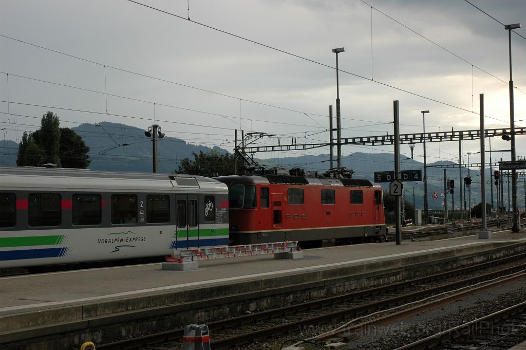 3224-0010-070814.jpg - SBB-CFF Re 4/4'' 11166 / Rapperswil 7.8.2014 / Rapperswil 7.8.2014