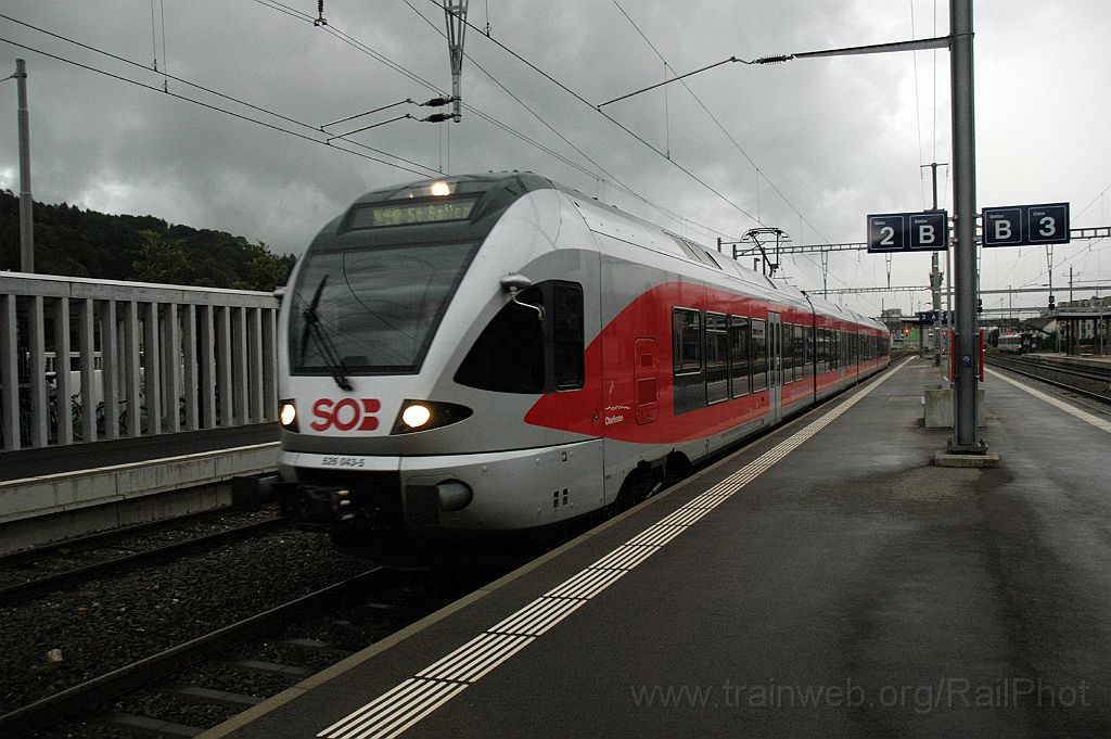 3225-0027-070814.jpg - SOB RABe 526.043-5 "Churfirsten" / Wattwil 7.8.2014