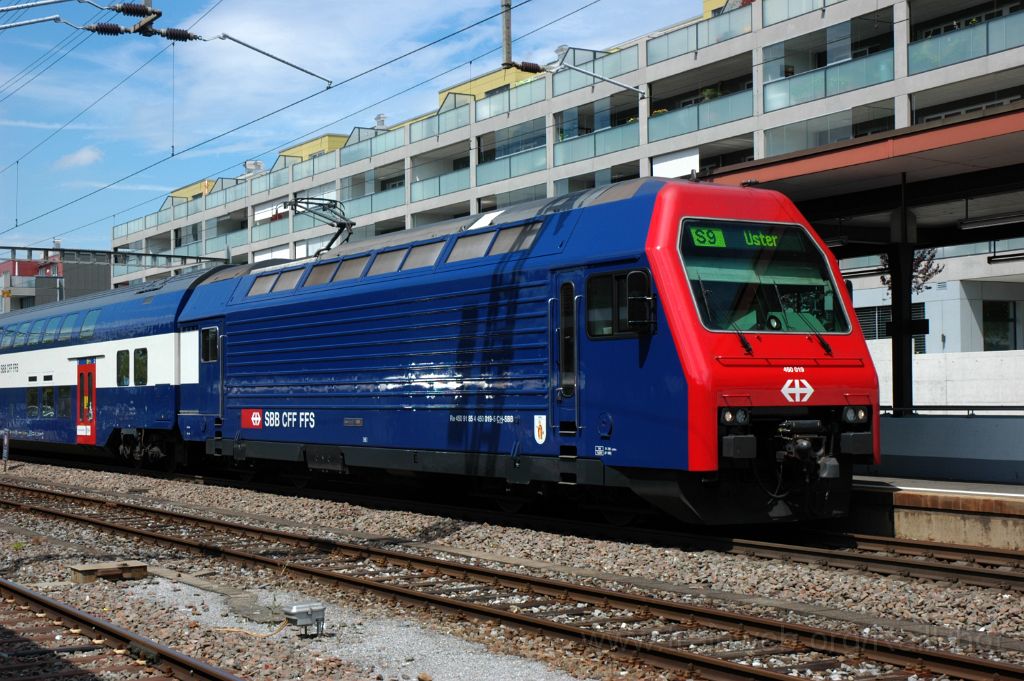3225-0043-080814.jpg - SBB-CFF Re 450.019-5 "Stäfa" / Dübendorf 8.8.2014