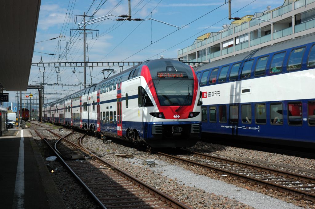 3226-0021-080814.jpg - SBB-CFF RABe 511.031 "Bezirk Affoltern" / Dübendorf 8.8.2014