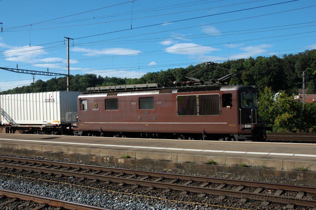 3229-0048-080814.jpg - BLS Re 4/4 168 "Baltschieder" / Killwangen-Spreitenbach 8.8.2014