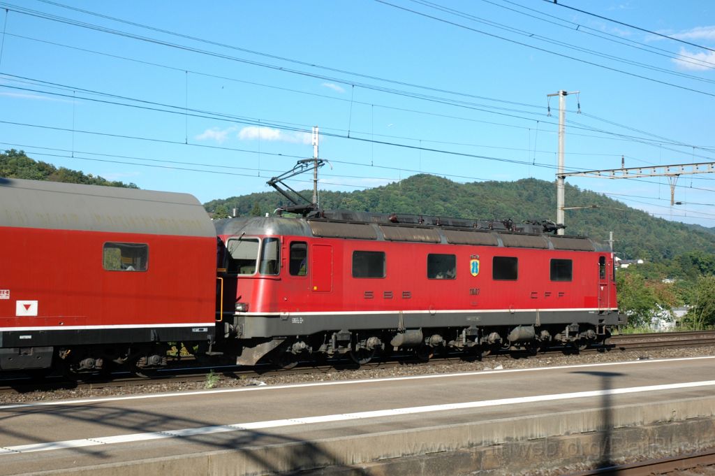 3231-0022-080814.jpg - SBB-CFF Re 6/6 11607 "Wattwil" / Killwangen-Spreitenbach 8.8.2014