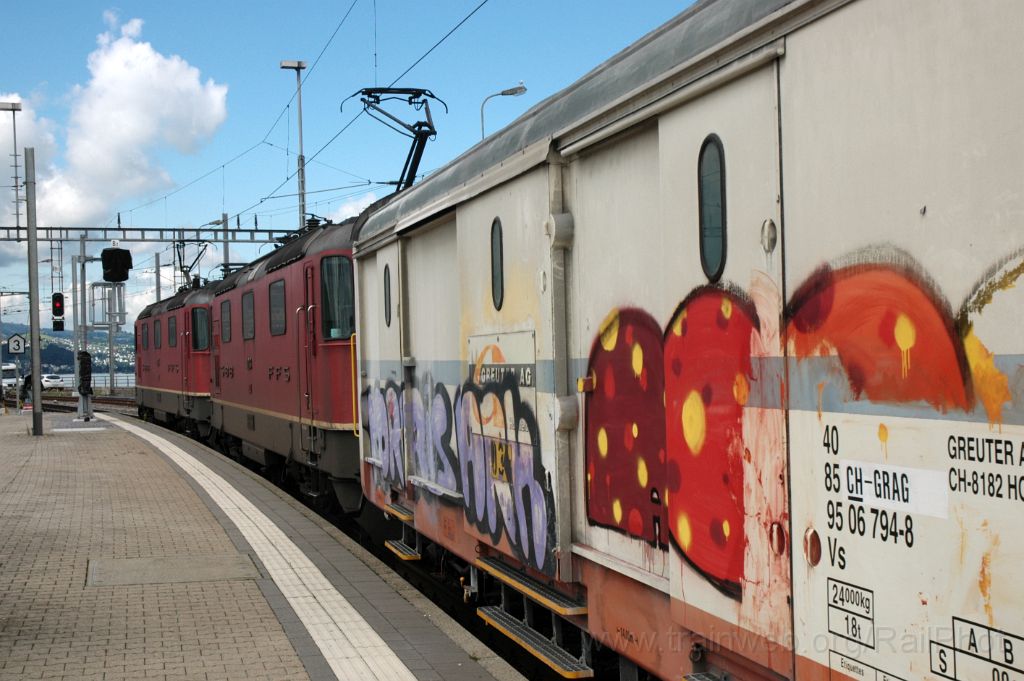 3235-0026-140814.jpg - SBB-CFF Re 4/4'' 11254 + Re 4/4'' 11243 / Rapperswil 14.8.2014