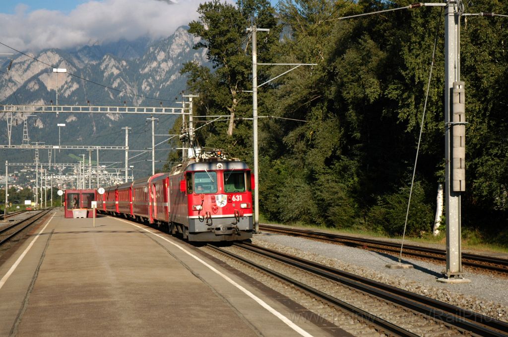 3258-0020-140914.jpg - RhB Ge 4/4'' 631 "Untervaz" / Felsberg 14.9.2014