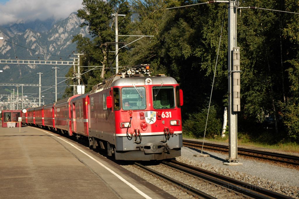 3258-0021-140914.jpg - RhB Ge 4/4'' 631 "Untervaz" / Felsberg 14.9.2014