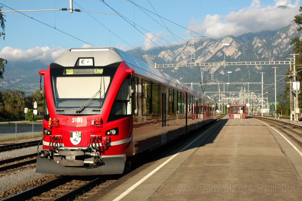 3258-0036-140914.jpg - RhB ABe 4/16 3101 "Mela von Salis" / Felsberg 14.9.2014