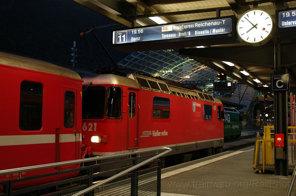 3260-0009-140914.jpg - RhB Ge 4/4'' 621 "Felsberg" / Chur 14.9.2014