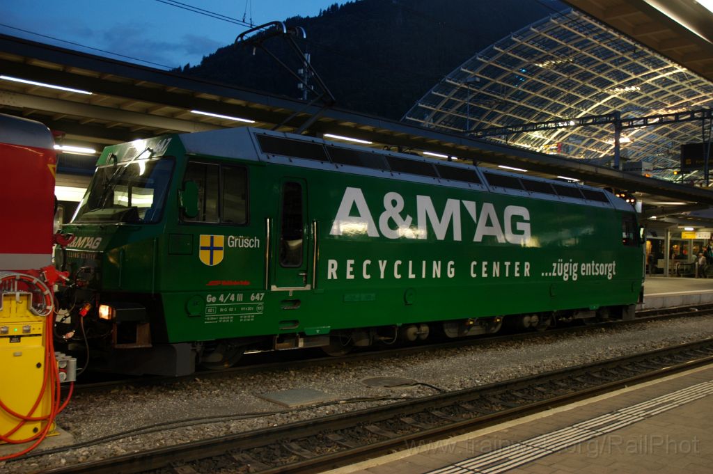 3260-0024-140914.jpg - RhB Ge 4/4''' 647 "Grüsch" / Chur 14.9.2014