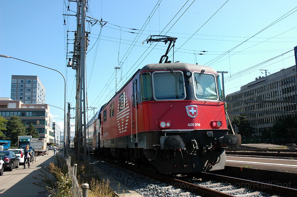 3265-0023-160914.jpg - SBB-CFF Re 420.216-4 / Zürich-Altstetten 16.9.2014