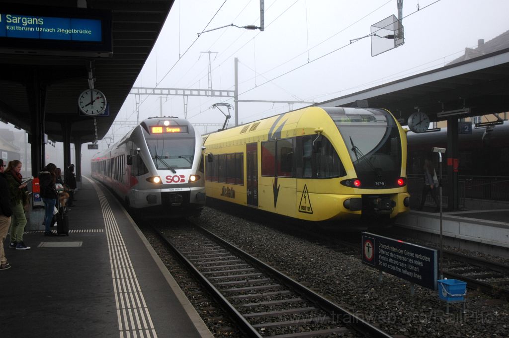 3308-0037-021014.jpg - Thurbo RABe 526.707-5 "TeleTop" + SOB RABe 526.058-3 "Speer" / Wattwil 2.10.2014