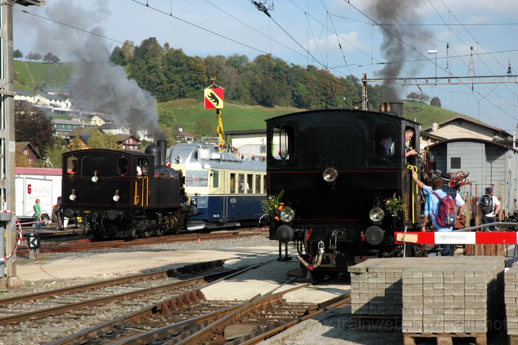 3316-0031-051014.jpg - SMB Ed 3/4 2 + BLS BCFe 4/6 736 + VHB Ed 3/4 11 / Huttwil 5.10.2014