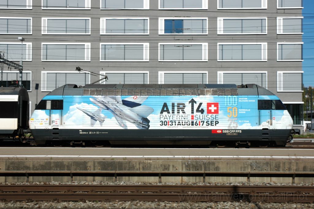 3324-0021-091014.jpg - SBB-CFF Re 460.014-4 "Val-du-Trient" / Zürich-Altstetten 9.10.2014