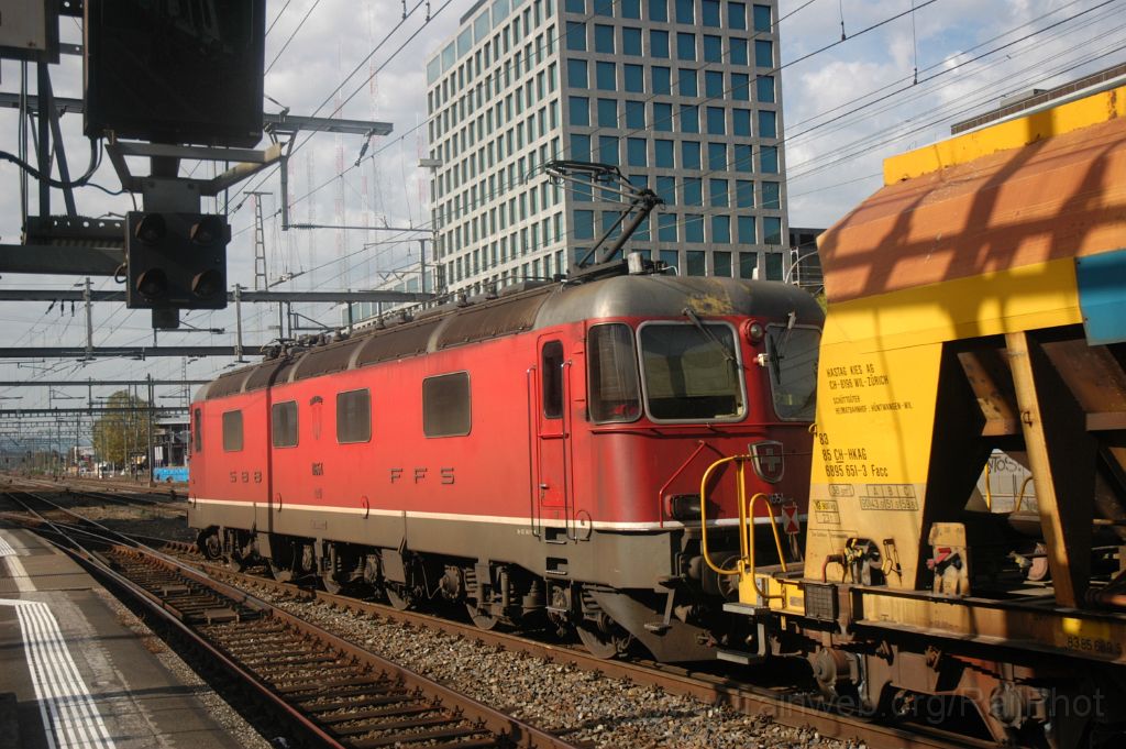 3374-0045-201014.jpg - SBB-CFF Re 6/6 11654 "Villeneuve" / Zürich-Altstetten 20.10.2014