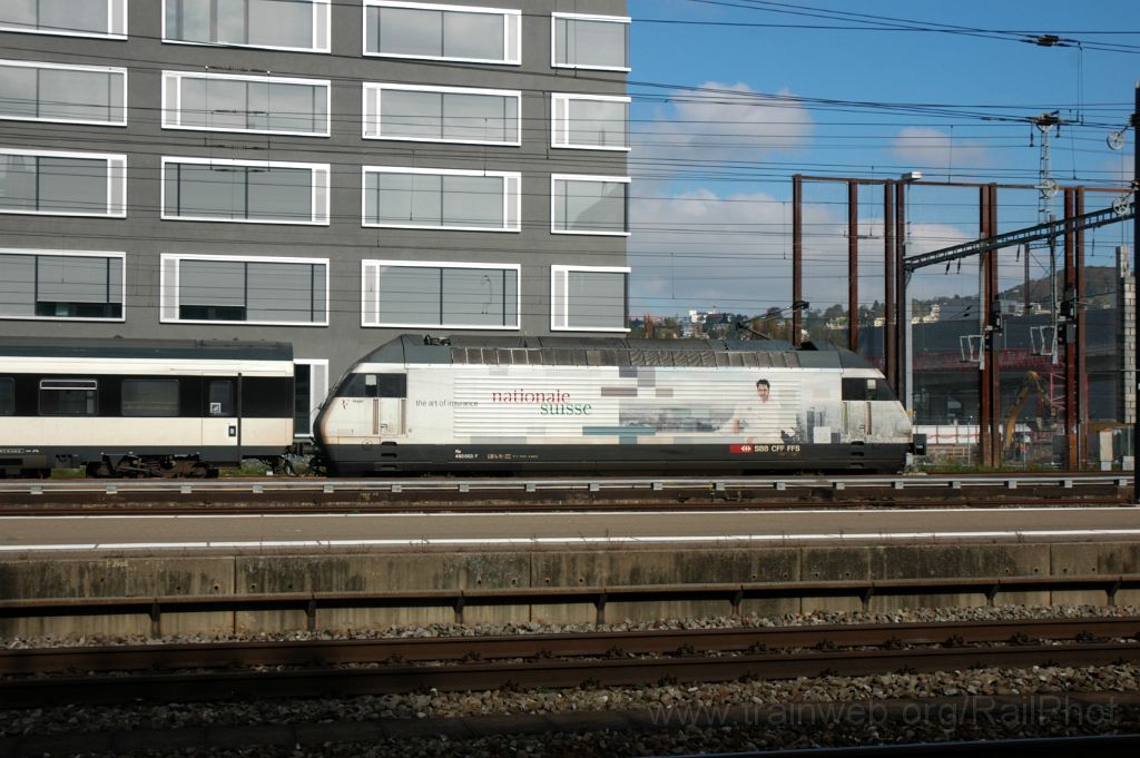 3375-0050-241014.jpg - SBB-CFF Re 460.003-7 "Milieu du monde" / Zürich-Altstetten 24.10.2014