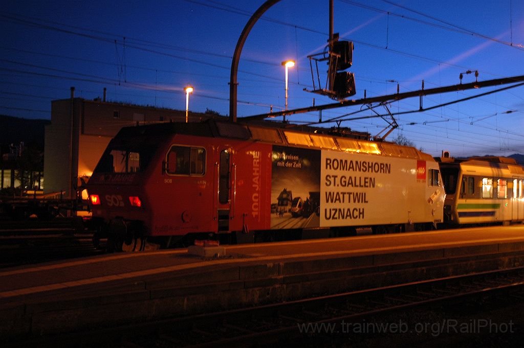 3377-0025-241014.jpg - SOB Re 456.095-9 "Degersheim" / Rapperswil 24.10.2014