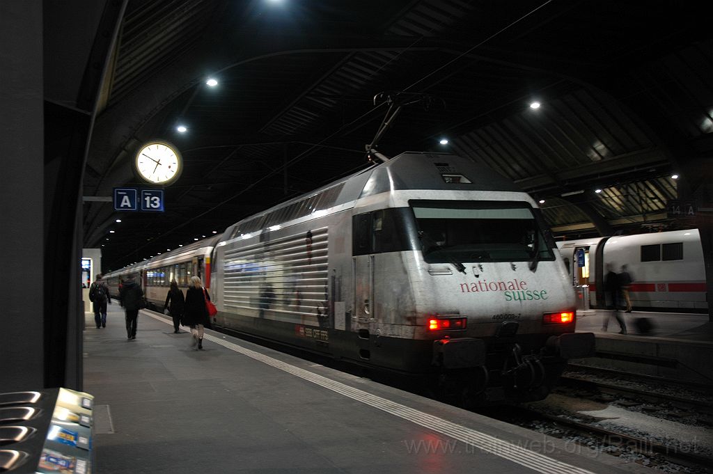 3393-0047-191114.jpg - SBB-CFF Re 460.003-7 "Milieu du monde" / Zürich HB 19.11.2014