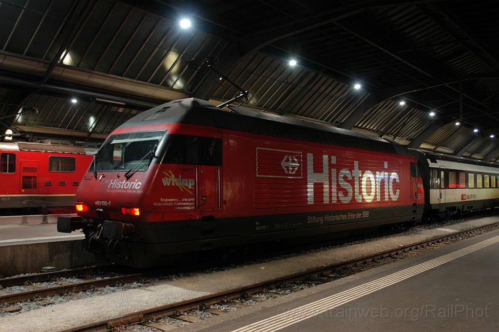3395-0013-191114.jpg - SBB-CFF Re 460.102-7 "Lägern" / Zürich HB 19.11.2014